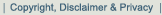 Copyright, Disclaimer & Privacy